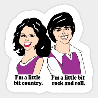 DONNY AND MARIE FAN ART Sticker